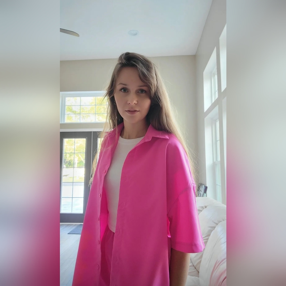 Summer pink suit S-Size